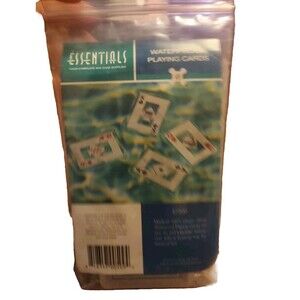 Pool Waterproof Playing Cards | Summer Game| Clear, 1 Deck New Unopened Suite